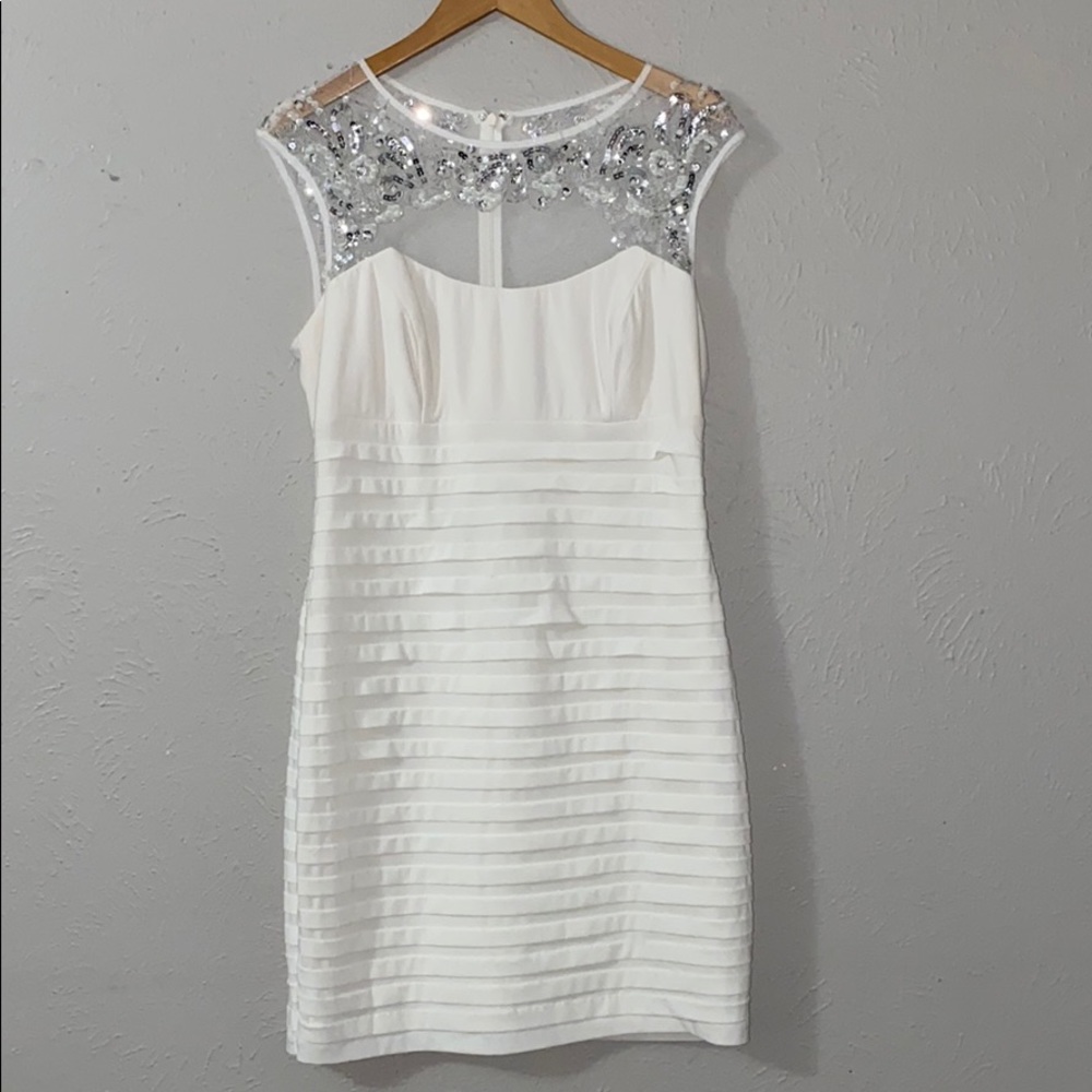 Off-White Cocktail Dress